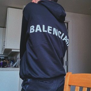 Balenciaga Logo Hoodie